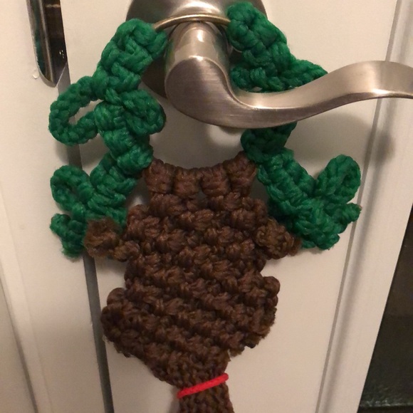 Vintage OOAK Reindeer Handmade Door Handle Decor - Picture 6 of 9